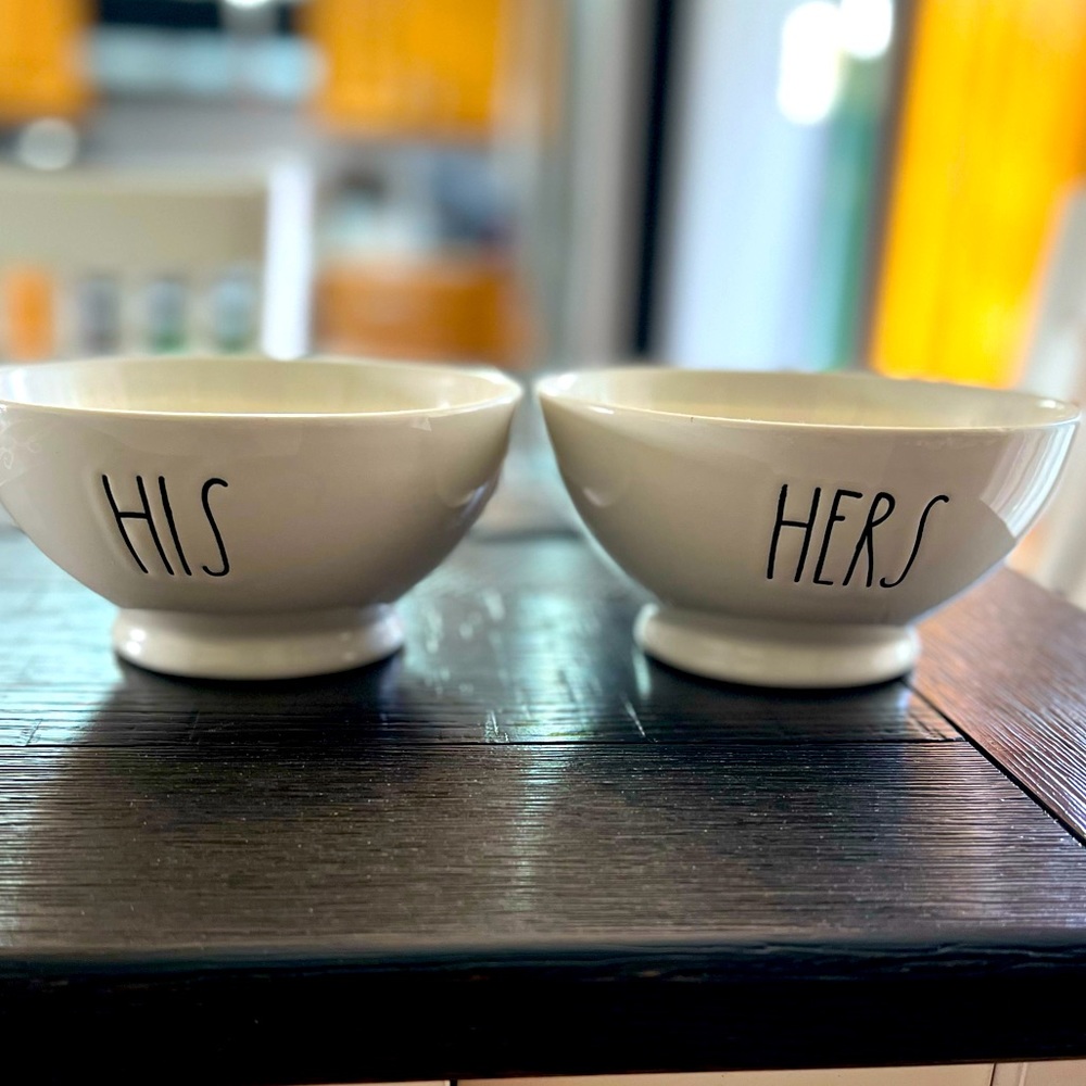 🚨Rae Dunn ALERT🚨 His & Her bowls